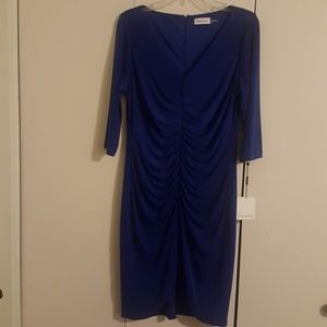 Calvin Klein royal blue dress